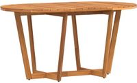 vidaXL Tuintafel ovaal 150x90x75 cm massief acaciahout