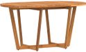 vidaXL Tuintafel ovaal 150x90x75 cm massief acaciahout