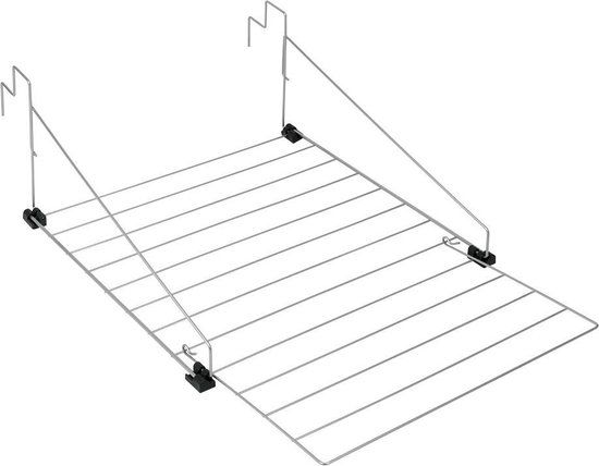 Tomado Den Haag Droogrek - 9 meter - Zilvergrijs - Ophangbaar