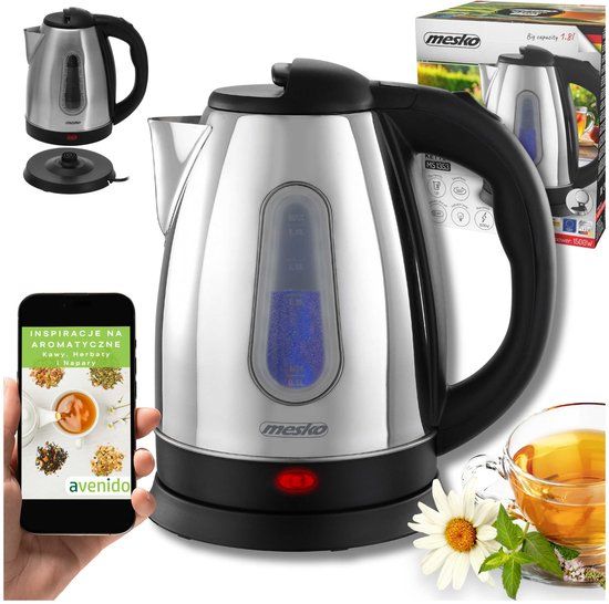 Mesko MS 1353 Waterkoker - 1.8L - 1500W - RVS