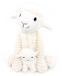 Les duéglingos Les Ptipotos - Peluche Olou Mouton Mère Et Son Bébé Blanc