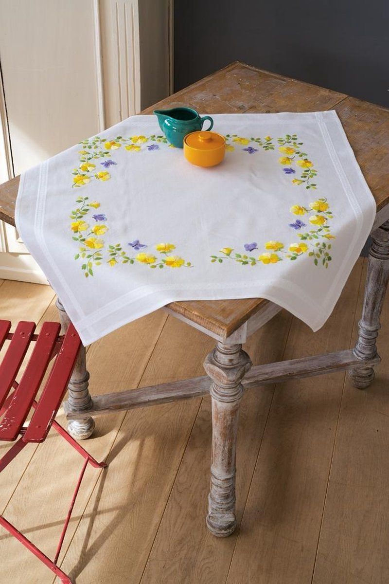 Vervaco Tafelkleed kit Lentebloemen - PN-0162071