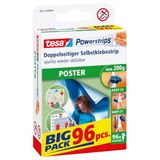 tesa Powerstrips POSTER Big Pack - 96 Dubbelzijdige Plakstrips