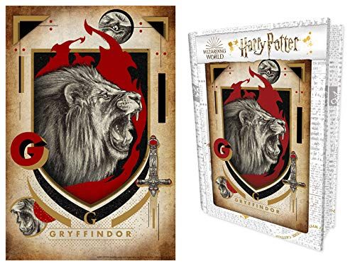 PRIME 3D PUZZLES Harry Potter Gryffindor Lensboek - 0670889356149