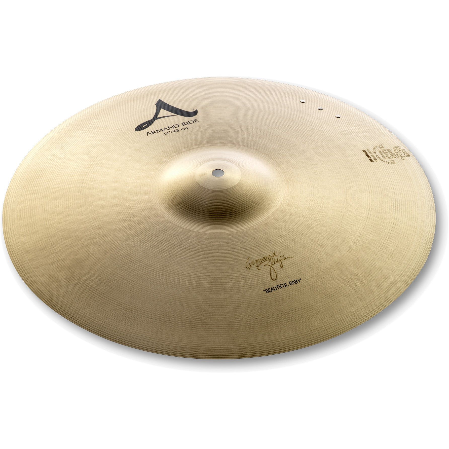 Zildjian A Zildjian Armand Beautiful Baby 19 inch Ride Cymbal