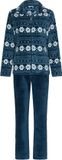 Rebelle Huispak Snowy Sparkle Fleece Blauw Maat 46