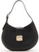 FURLA Sac bandoulière en cuir Club 2 Hobo Nero Zwart