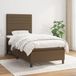 Maison Exclusive - Sommier à lattes de lit avec matelas Marron foncé 90x200 cm