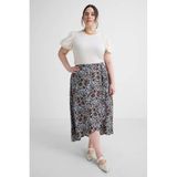 GREAT LOOKS crinkle maxi wikkelrok met bloemenprint