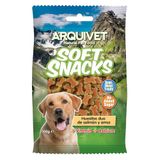 ARQUIVET Soft Snacks voor honden, duo-zalm en rijst, verpakking van 14 x 100 g