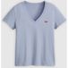 Levi's The Perfect V Neck Tee Taille : S | Tops Outlet | Femmes | Bleu