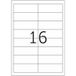 HERMA Premium - Papier - mat - permanent zelf-klevend - wit - 97 x 33.8 mm 3200 etiket(ten) (200 vel(len) x 16 gelamineerde etiketten