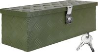 Trucky Gereedschapskist groen aluminium opbergkist 25L