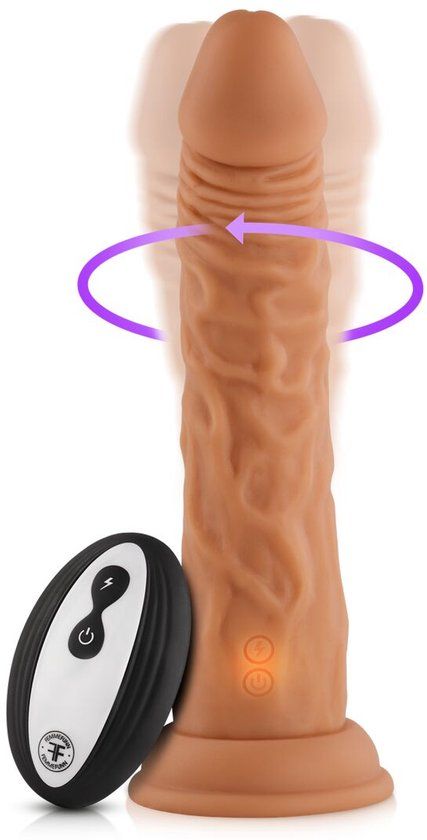 Femme Funn Realistische Dildo Vortex Siliconen ABS Beige 21.5 cm