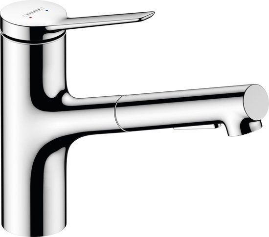 Hansgrohe Zesis M33 Keukenkraan Chroom - Uittrekbaar, 2 Straalsoorten