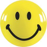 Magnetoplan Smiley magneten, diameter 40 mm, 4 stuks, geel