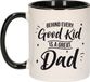 Bellatio Decorations Bol Good kid Great dad mok - zwart