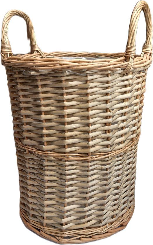 EDG Opbergmand-Plantenmand voor Binnen Rotan Naturel H 41 cm D 38 cm
