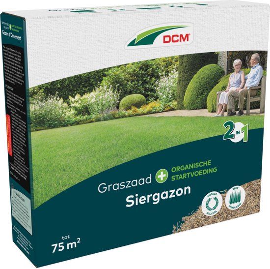 DCM Graszaad Plus Siergazon - 1,5 kg - 75 m²