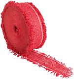 vidaXL Jute Roll 5 x 1500 cm Red
