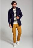 Armor-Lux Jas Cap Sizun Heren Donkerblauw Wol 100% Polyester Voering
