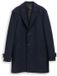 Tom Tailor - Wollen jas met reverskraag - Maat L - blue small herringbone