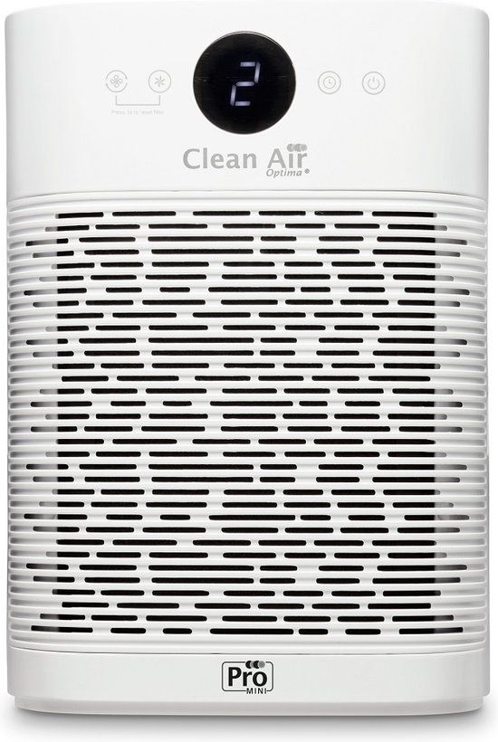 Clean Air Optima CA-502Pro Mini - HEPA UV-C Ionisator Luchtreiniger - 20 m² - Wit