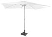 Parasol Rapallo 200x300cm - Inclusief basis en beschermhoes - Wit