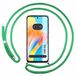 Tumundosmarphone transparante beschermhoes voor Oppo A98 5G met trekkoord, watergroen