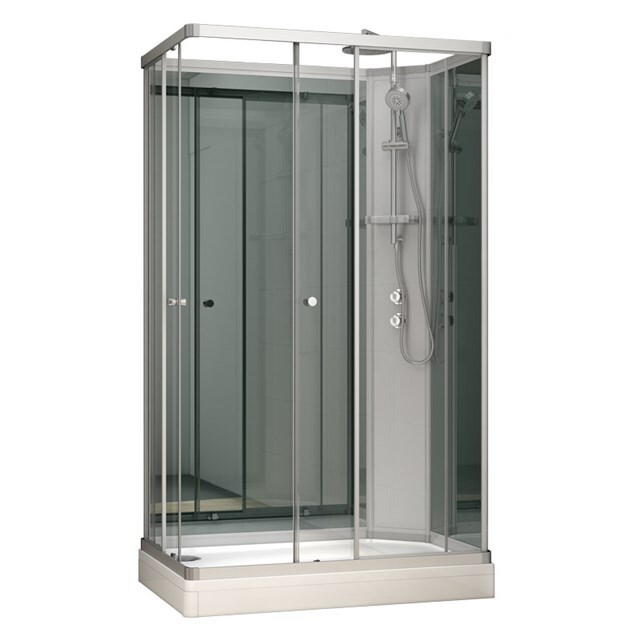 Maxaro Complete Douchecabine 120x80cm Spiegelglas Modera