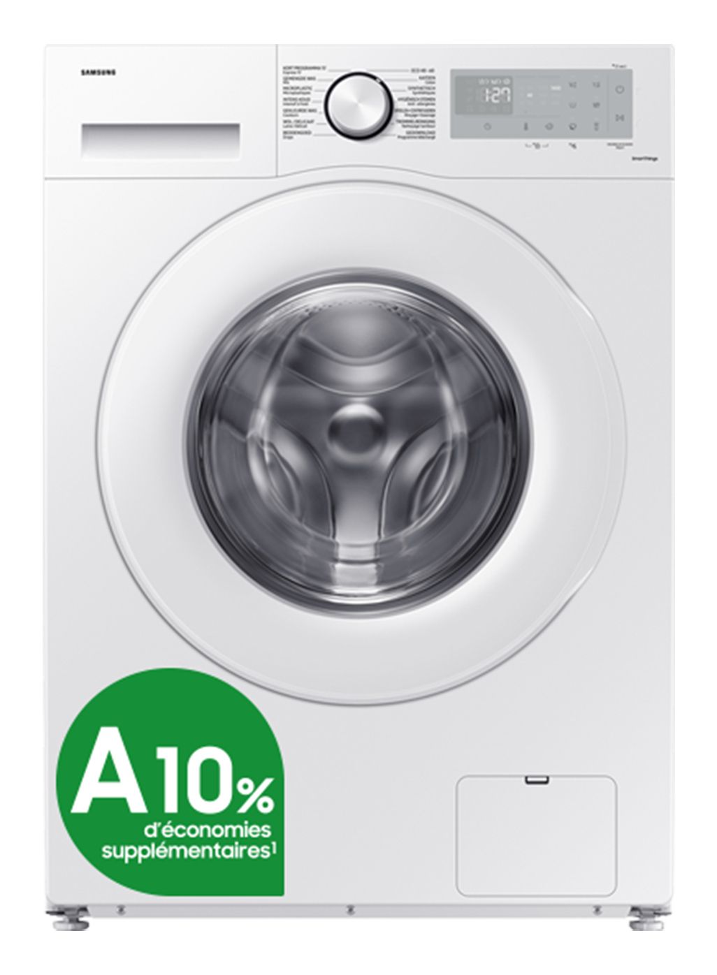 Samsung WW91CGC04ATHEN - EcoBubble - 5000 serie - Wasmachine - 9 kg - Wit