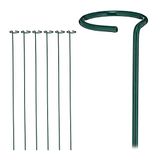Merkloos / Sans marque Relaxdays Klimsteunen - 12 stuks - 80 cm - donkergroen
