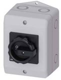 Siemens Lastscheidingsschakelaar Zwart 3-polig 16 mm² 25 A 690 V/AC