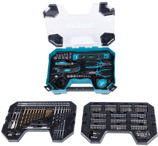 Makita E-22610 Boor- en schroefbitset 200-delig in koffer