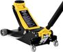 VEVOR Low-Profile Trolley Jack & 360° Wielen, 2,5 Ton Hefvermogen, Dubbele Zuiger Snelhefpomp, 95–475 Mm Hefhoogte, Hydraulische Krik voor Compacte Suv'S, Geel + Zwart