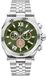 Gc Atlas Quartz Chronograaf Horloge Zilver En Groen Kast: 100% Roestvrij Staal | Bracelet 100% Roestvrij Staal 44 mm