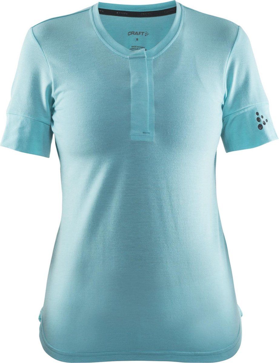 Craft Ride Wielrenshirt - Maat M - Dames - Blauw