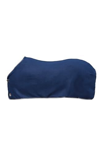 HKM Madrid Fleece Rug - Dark Blue 145