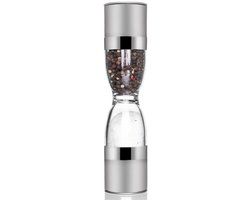 Orion Dubbele Stalen Peper- en Zoutmolen - 22 cm - Handmatig - Verstelbare Maalgraad