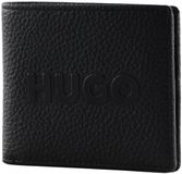 HUGO Leren kaarthoes New Ethon 8CC Card Case Black zwart