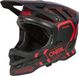 O'NEAL Blade Polyacrylite Strike Matt Black Red Casque de vélo de descente - Taille XS