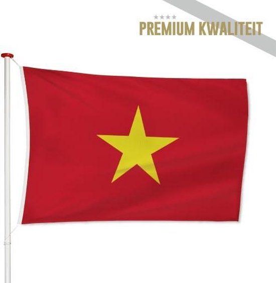 Vietnamese Vlag Vietnam 100x150cm - Polyester - Geschikt voor boot
