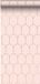 ESTAHome behang art deco motief zacht roze en goud - 53 cm x 10.05 m