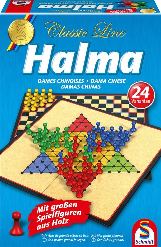 Schmidt Halma - Bordspel voor 1 tot 4 spelers - Vanaf 8 jaar