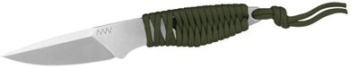 ANV Knives P100 couteau, modèle ANVP100-004, couleur vert olive, avec paracorde