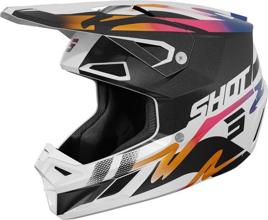 SHOT RACE GEAR Speed Wave Offroadhelm Grijs L