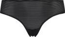 Hunkemöller Dames Lingerie Invisible brazilian Stripe mesh - Zwart - maat XS