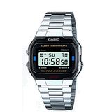 Casio Horloge A163WA-1QES, Zilver, één maat