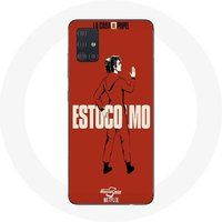 Maniacase Case voor Samsung Galaxy A51 La Casa De Papel Estocolmo tekening