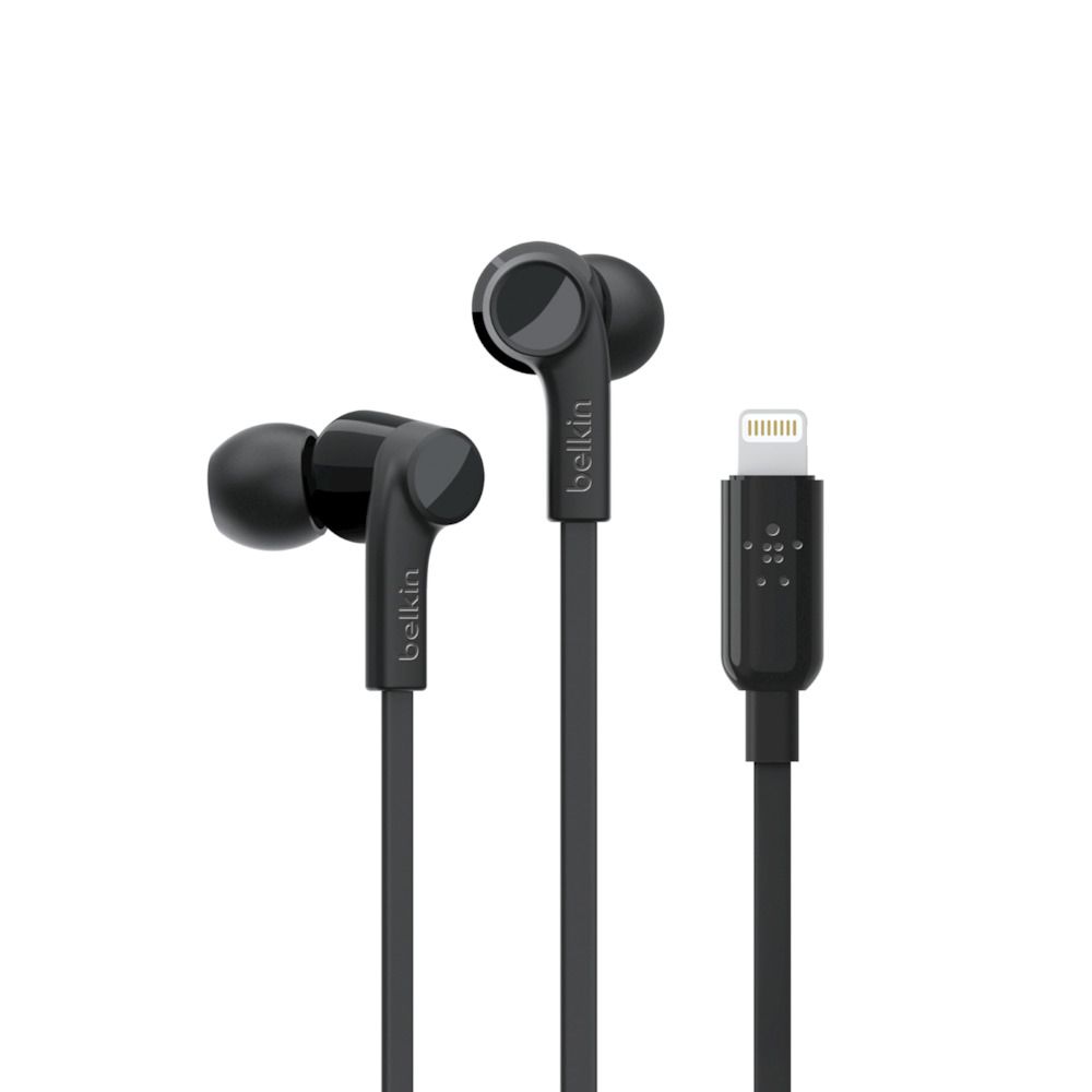 Belkin ROCKSTAR™ In-Ear Headphones with Lightning Connector - Black
